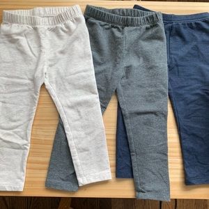 Gap Set of 3 Leggings Sz 2T